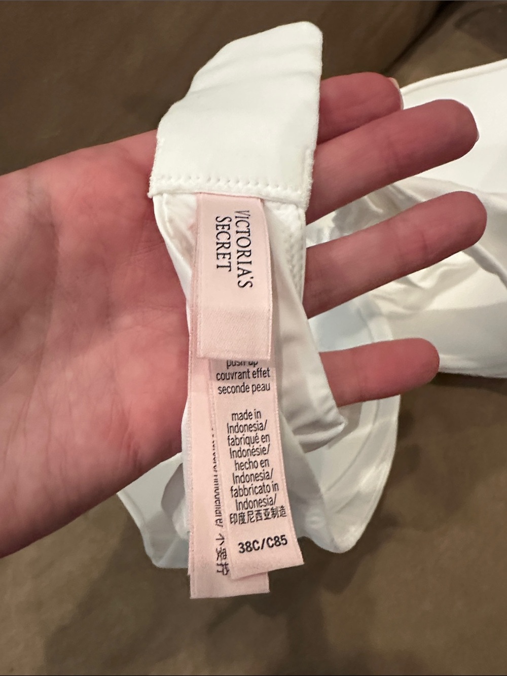 Victoria’s Secret 38C Push Up Bra White - Picture 4 of 5